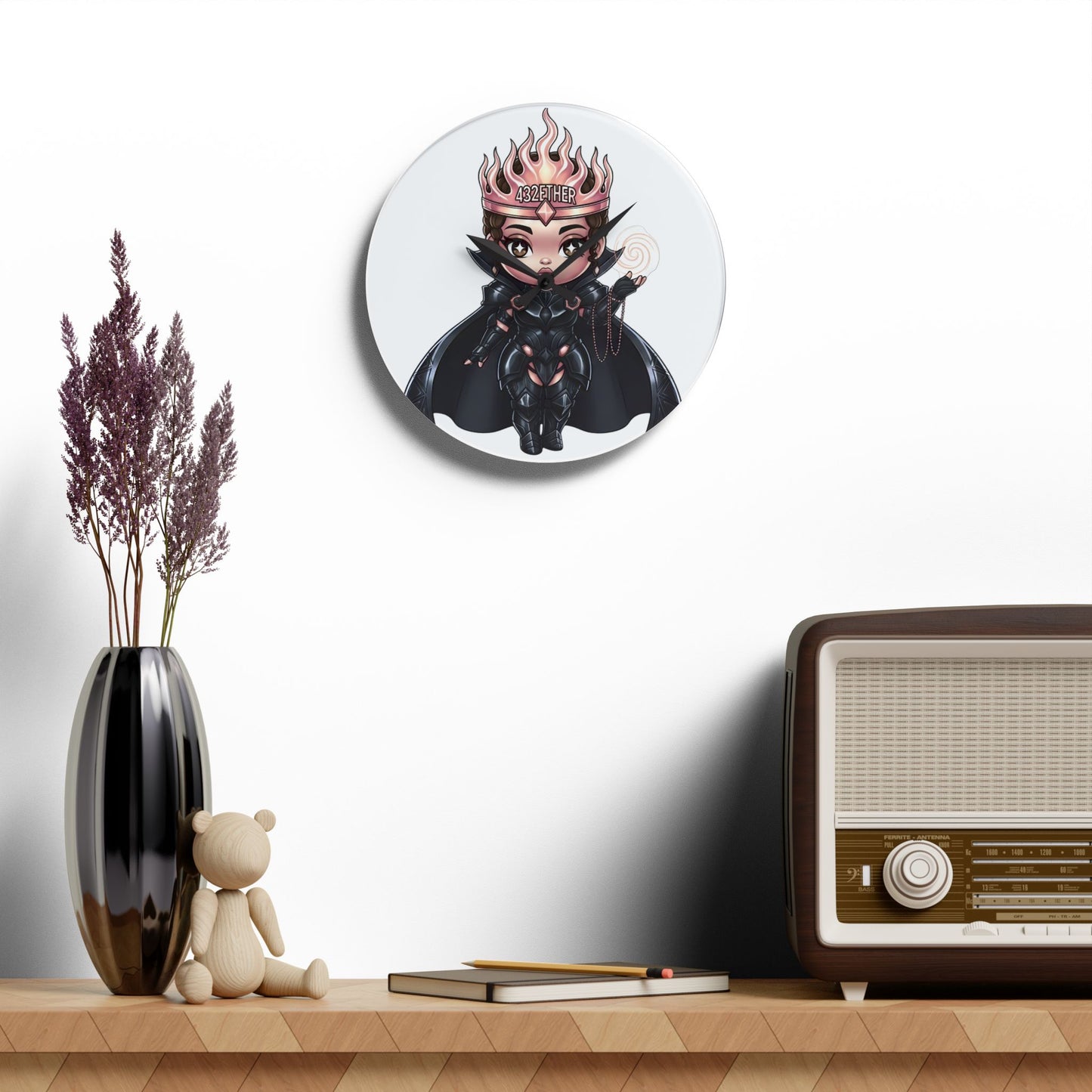 Blackfire Empress Wall Clock
