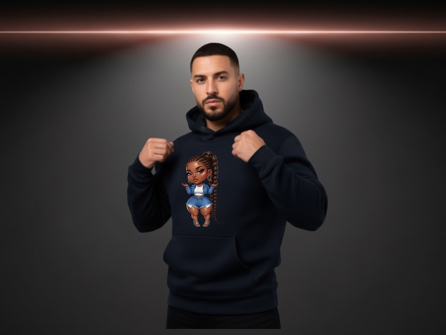 Nexus Denim Hoodie