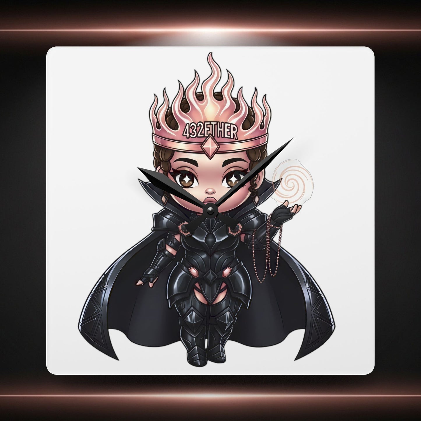 Blackfire Empress Wall Clock