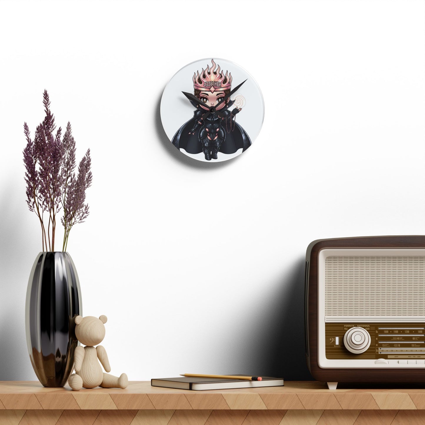 Blackfire Empress Wall Clock