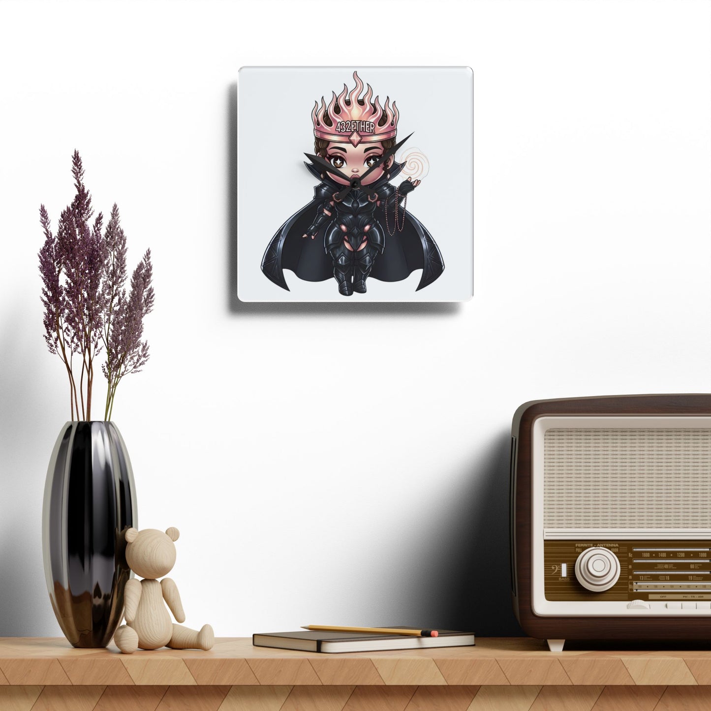 Blackfire Empress Wall Clock