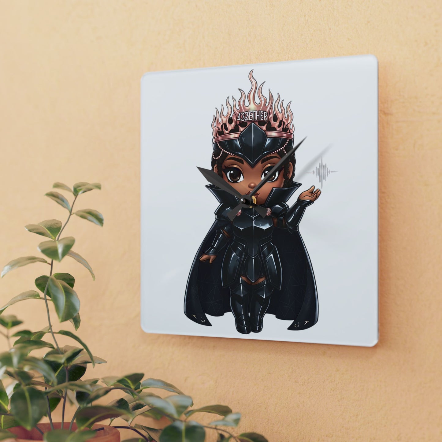 Etherian Monarch Wall Clock