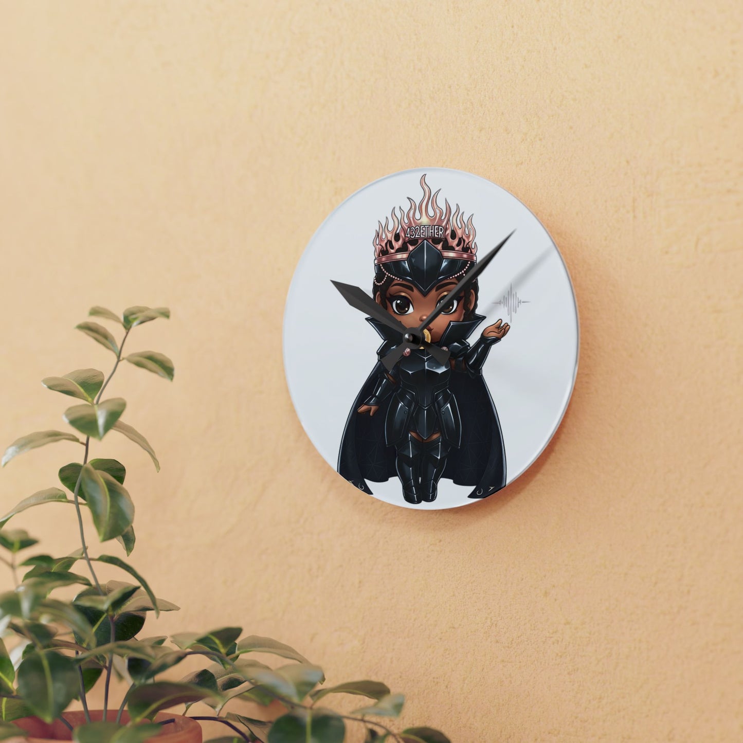 Etherian Monarch Wall Clock