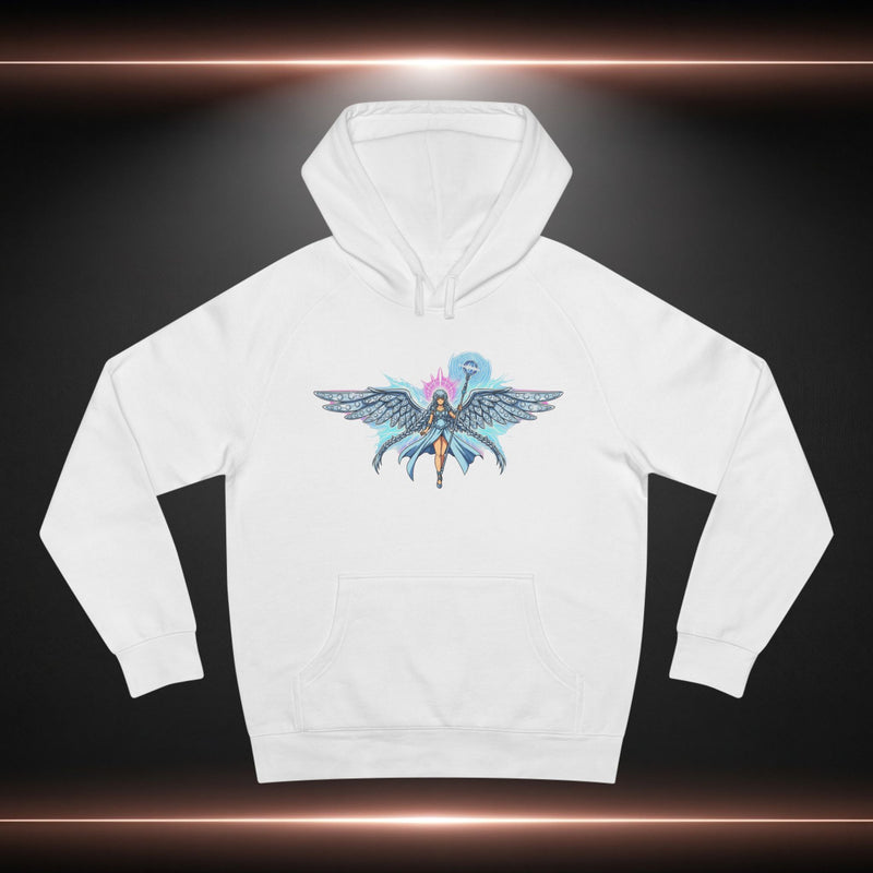 Winged Valkyrie Hoodie — Mythic Norse Warrior Graphic Sweatshirt