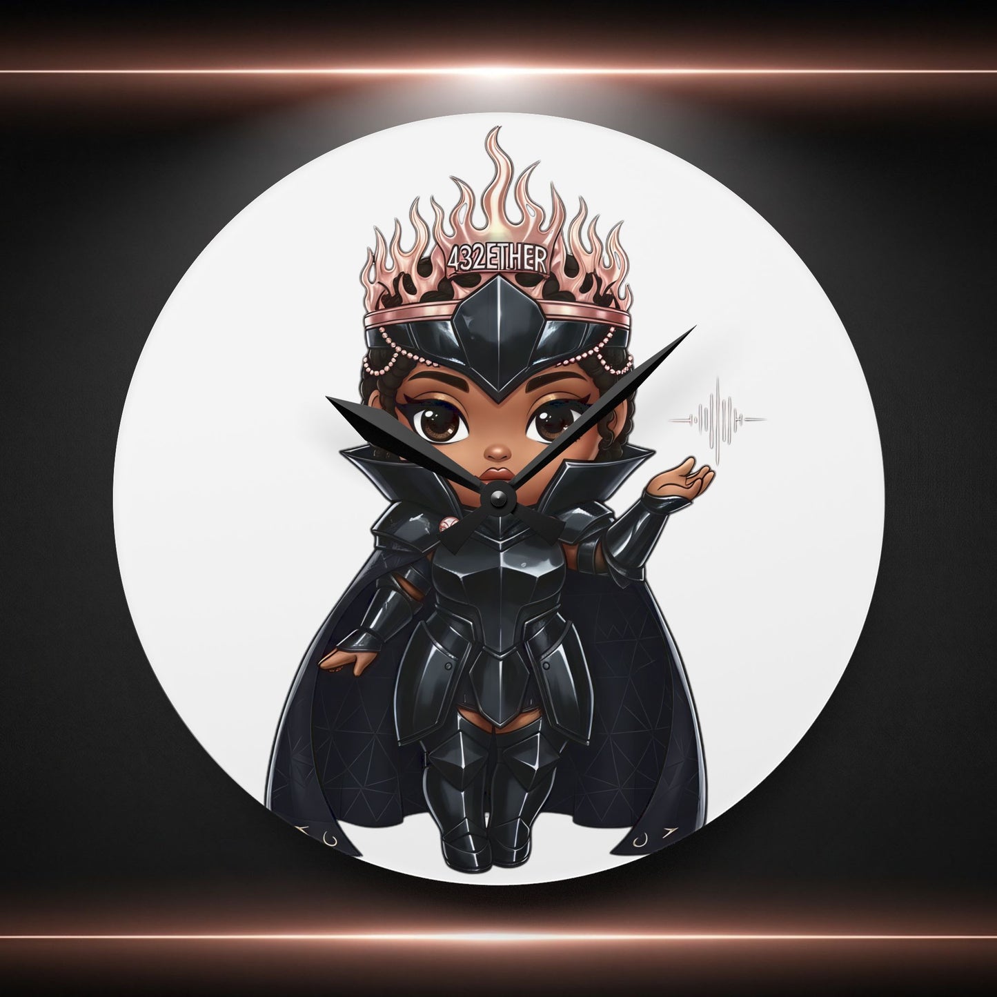 Etherian Monarch Wall Clock