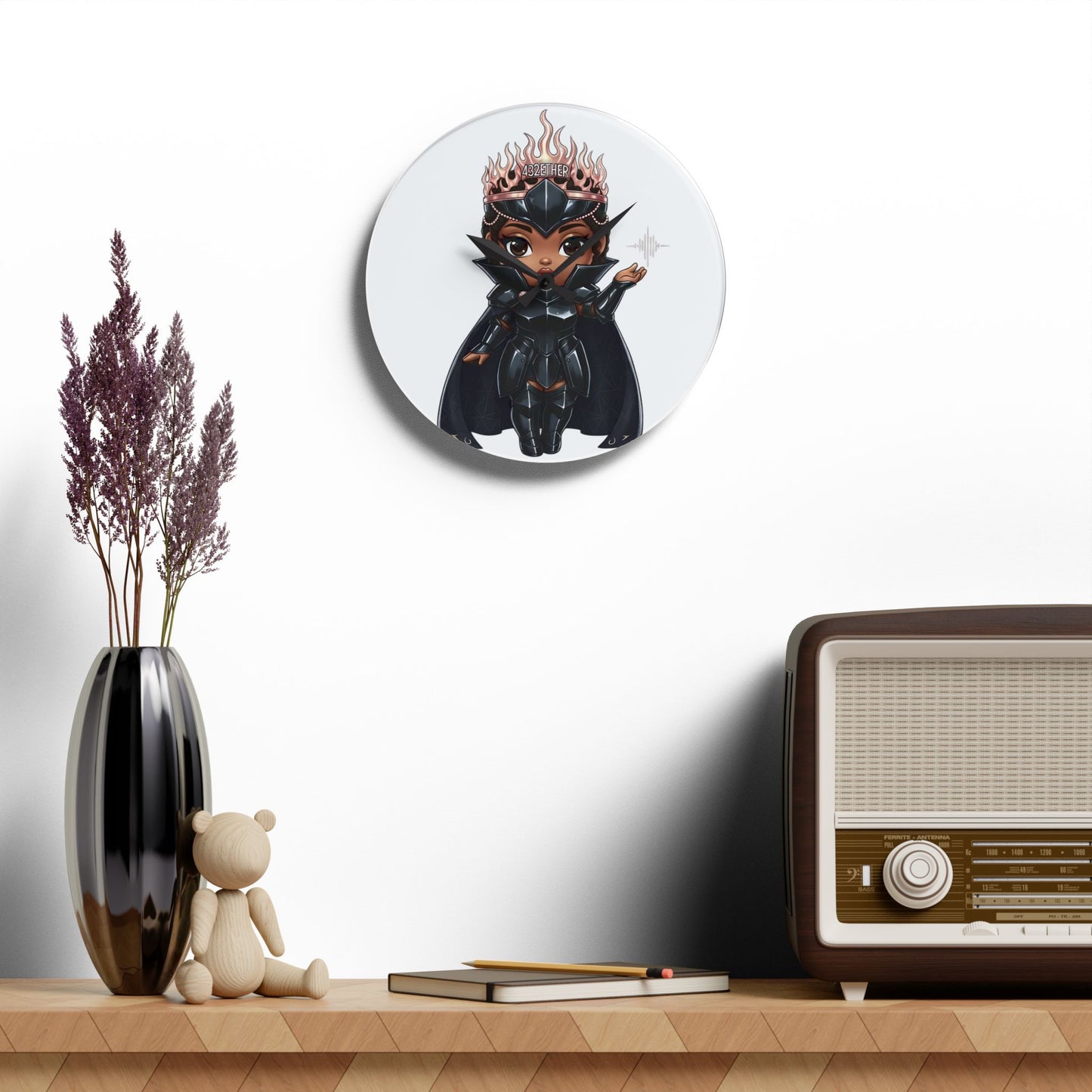 Etherian Monarch Wall Clock