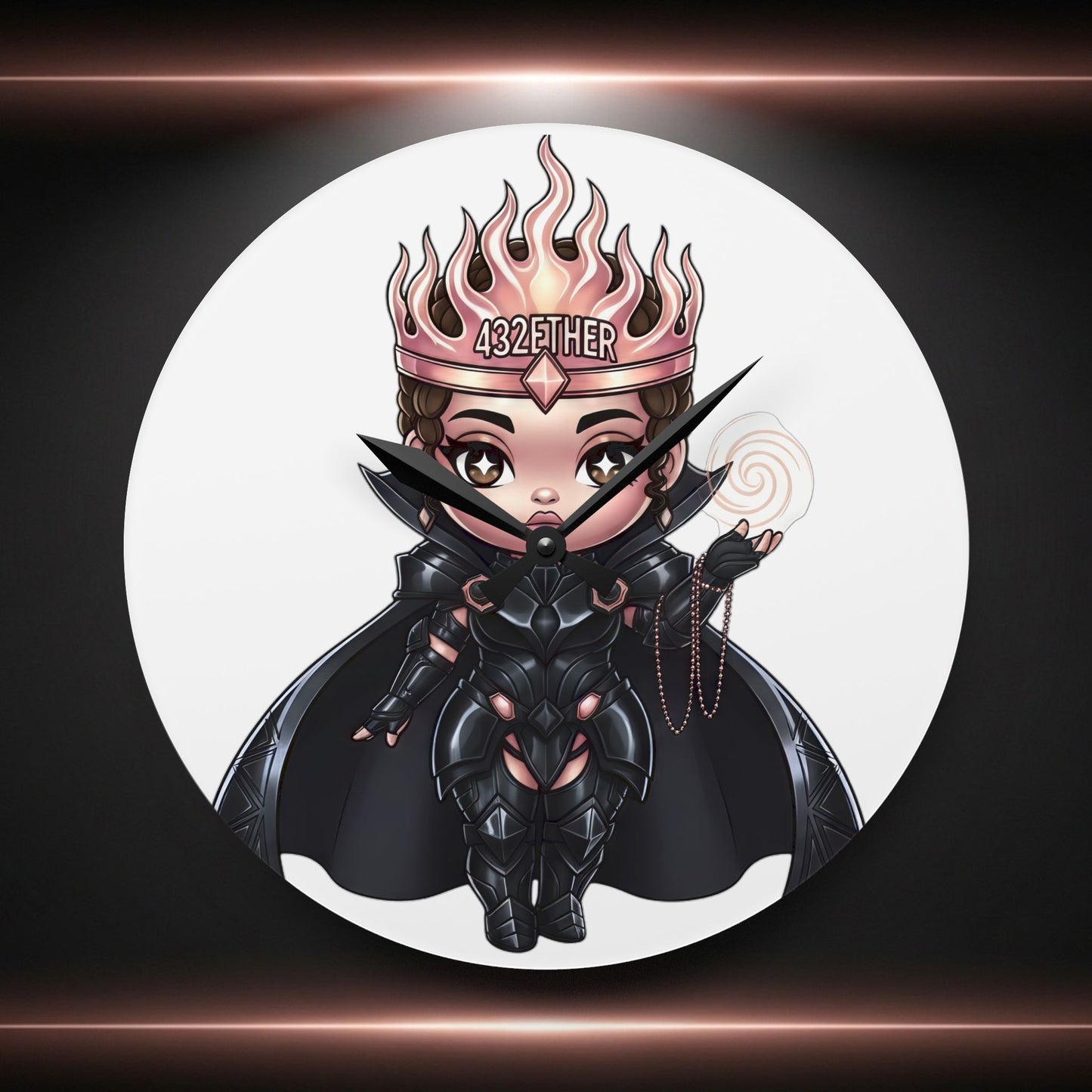 Blackfire Empress Wall Clock