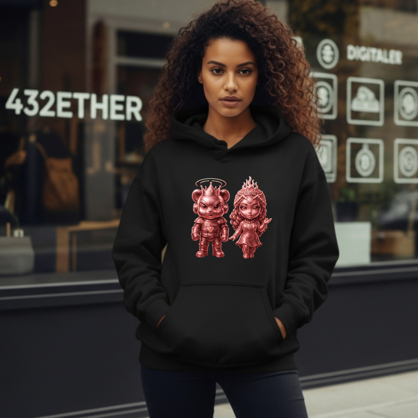 Rose Gold King & Queen Hoodie