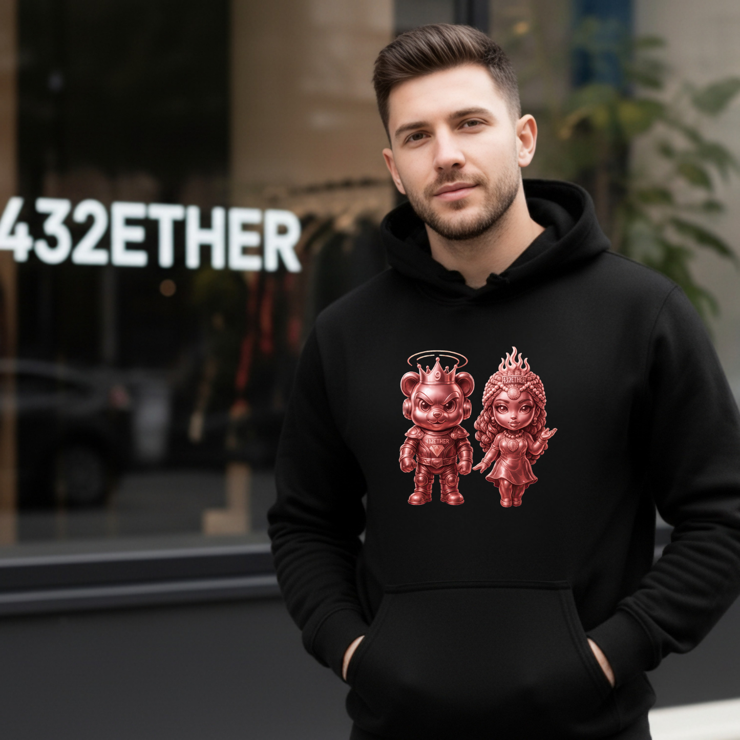 Rose Gold King & Queen Hoodie