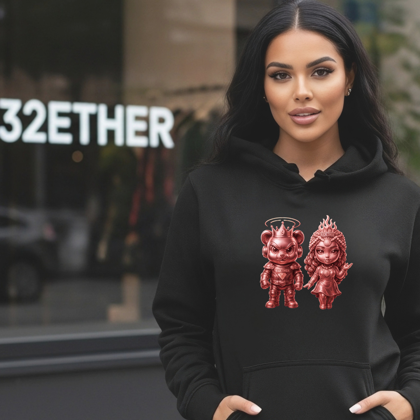 Rose Gold King & Queen Hoodie