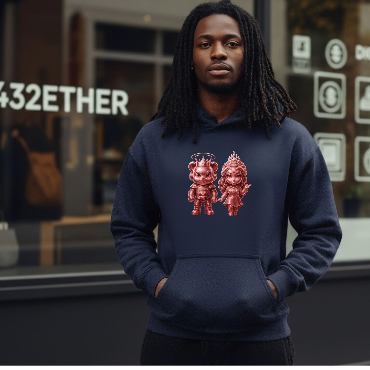 Rose Gold King & Queen Hoodie