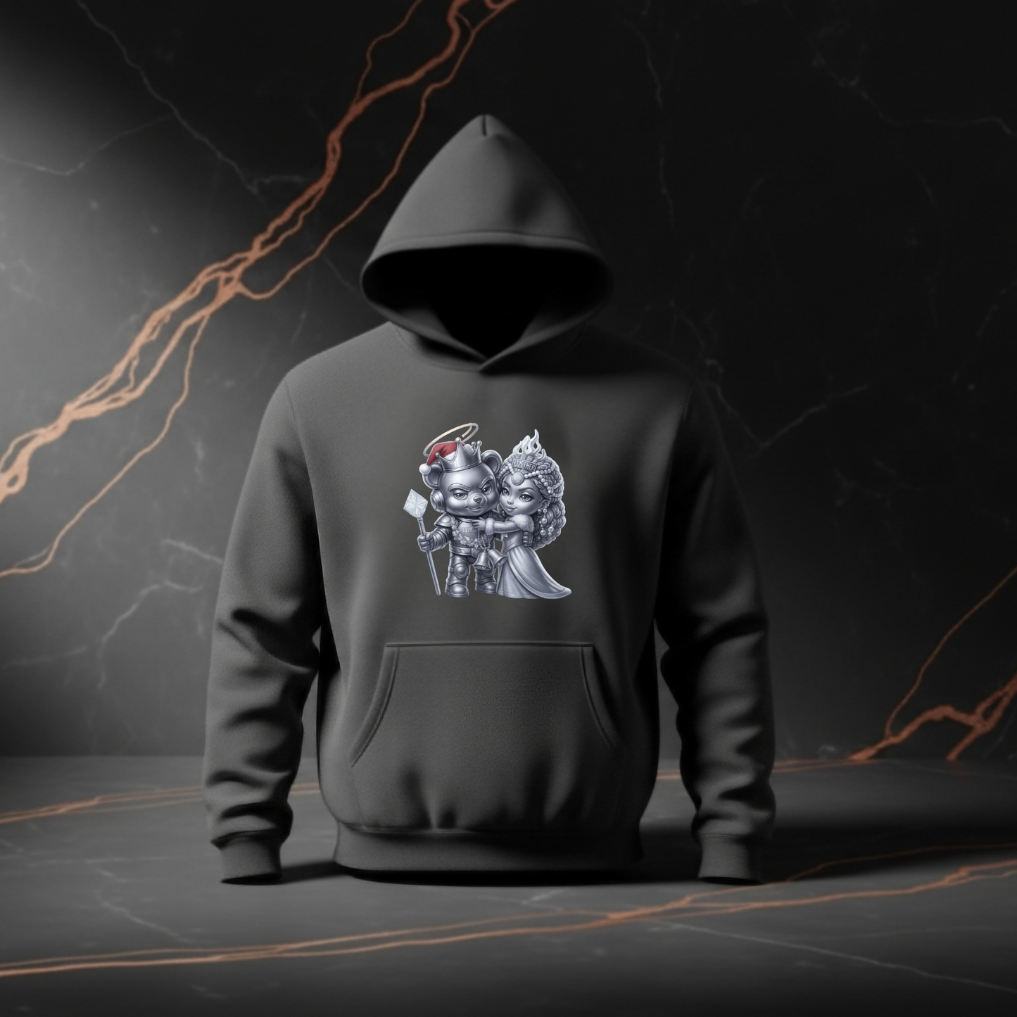 Royal Holiday Couple Hoodie