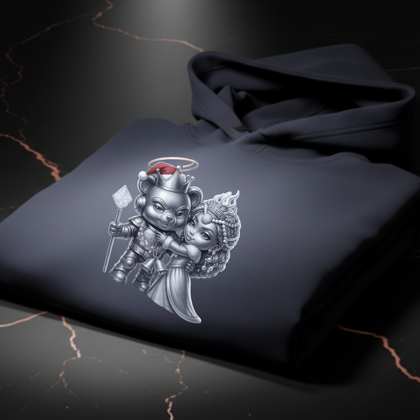 Royal Holiday Couple Hoodie