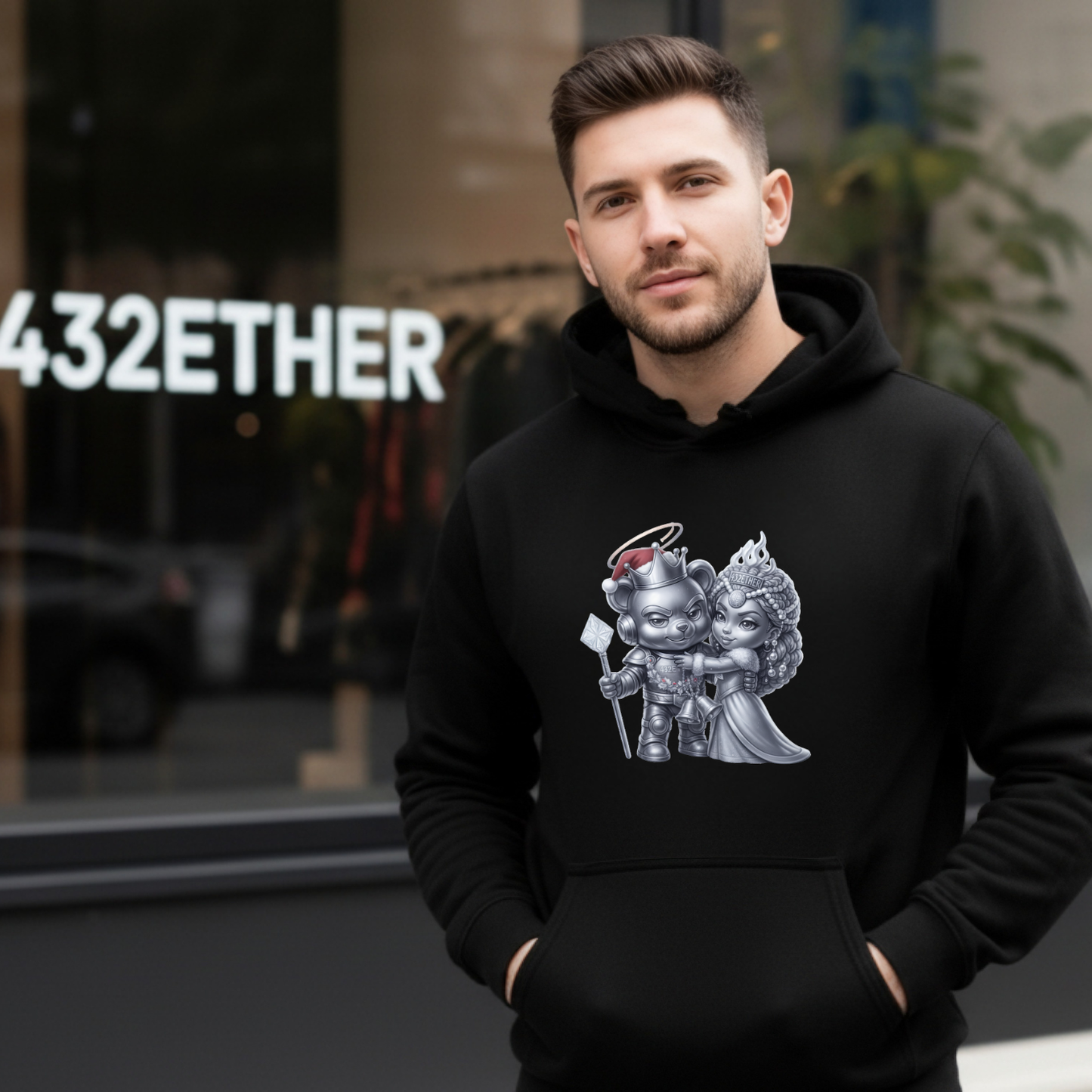 Royal Holiday Couple Hoodie