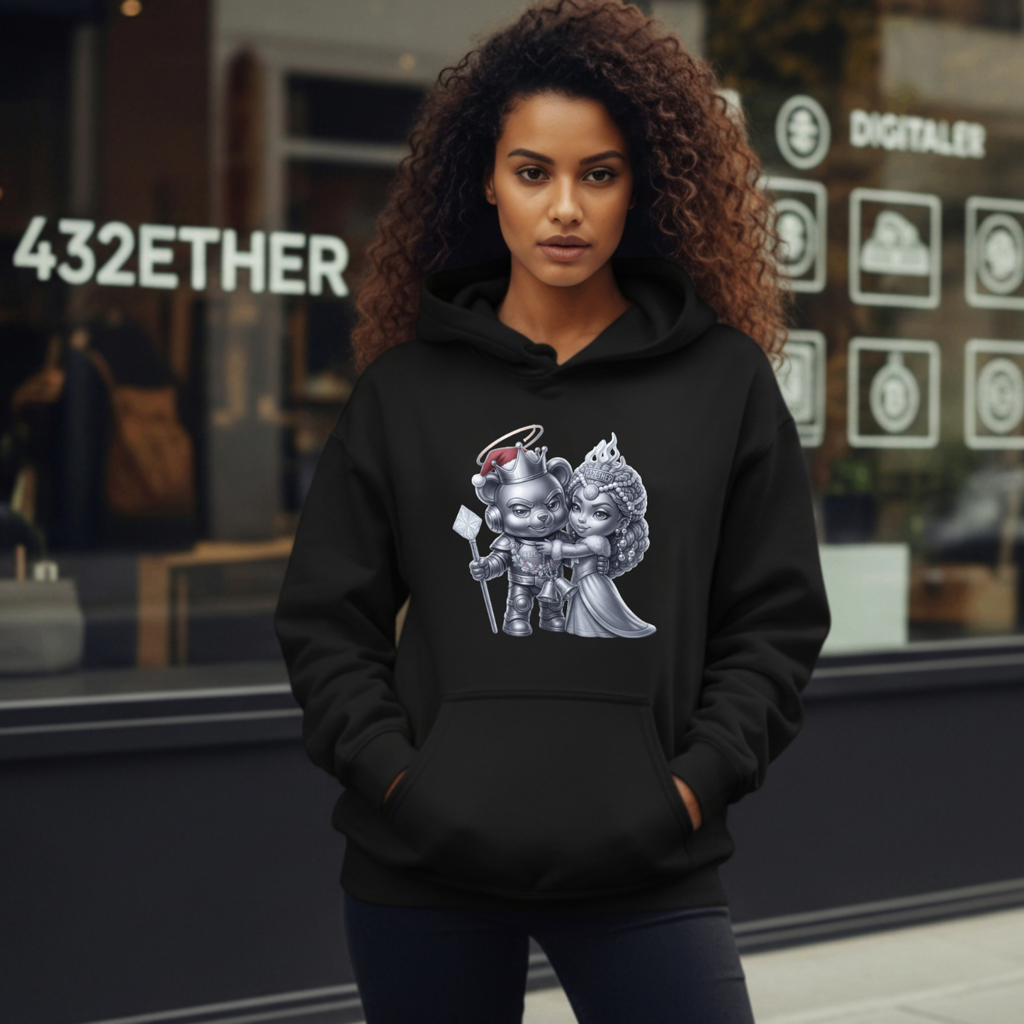 Royal Holiday Couple Hoodie