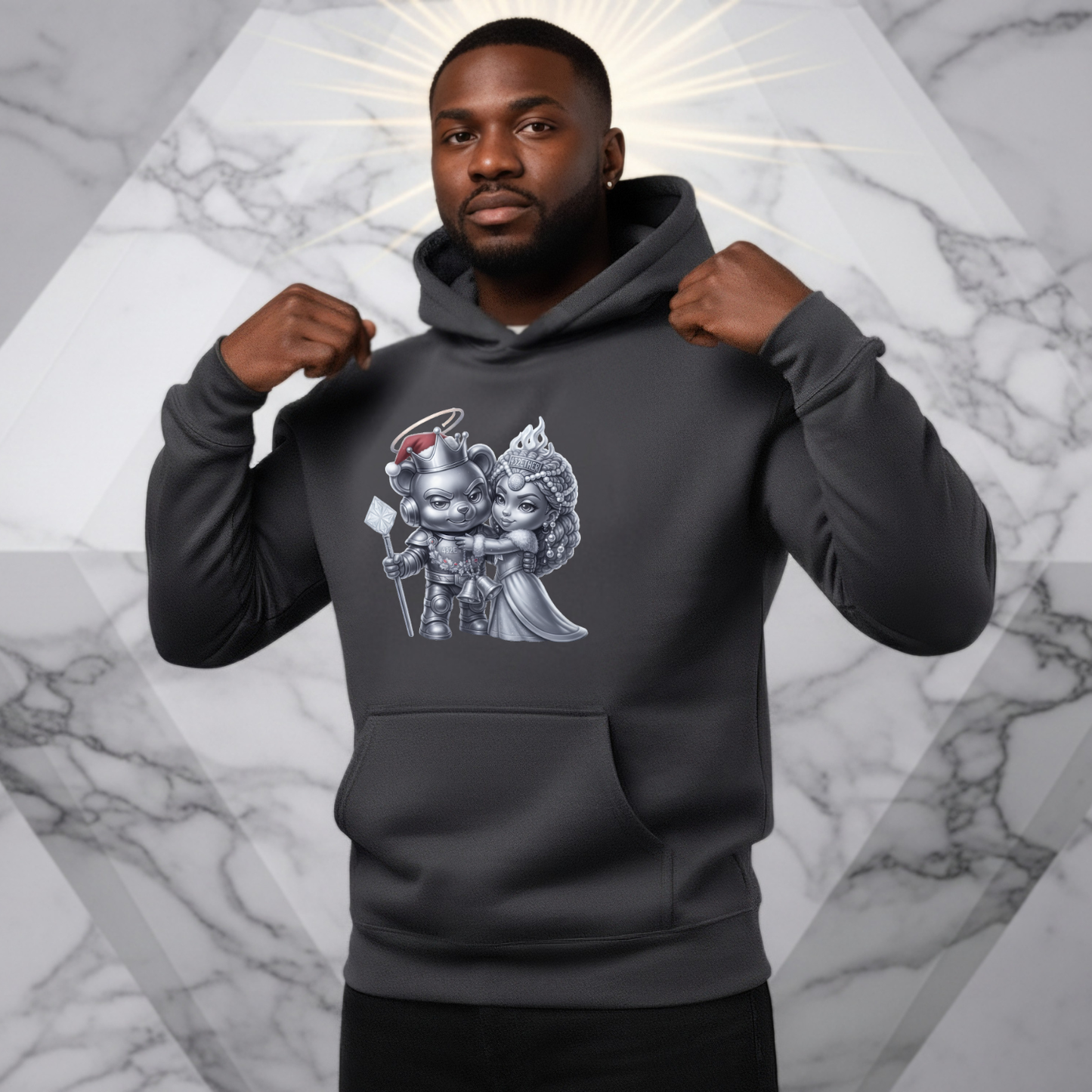 Royal Holiday Couple Hoodie