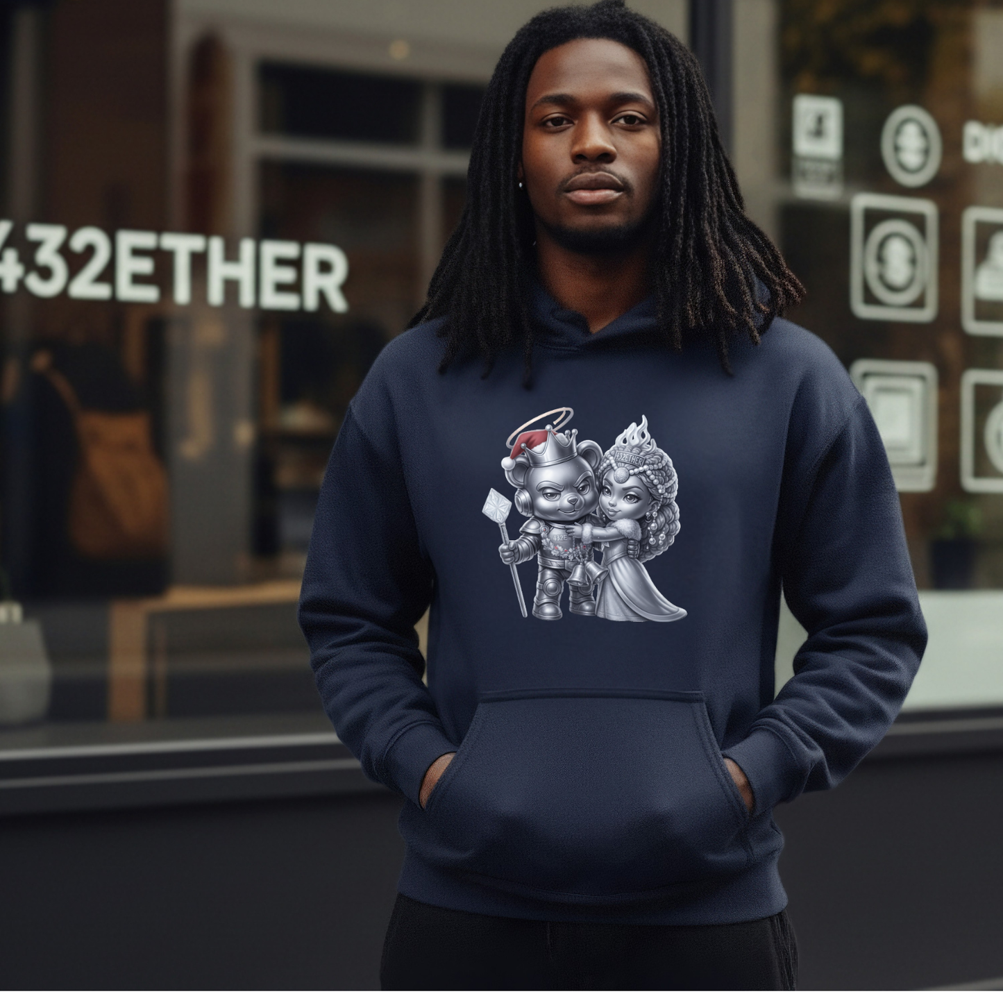 Royal Holiday Couple Hoodie