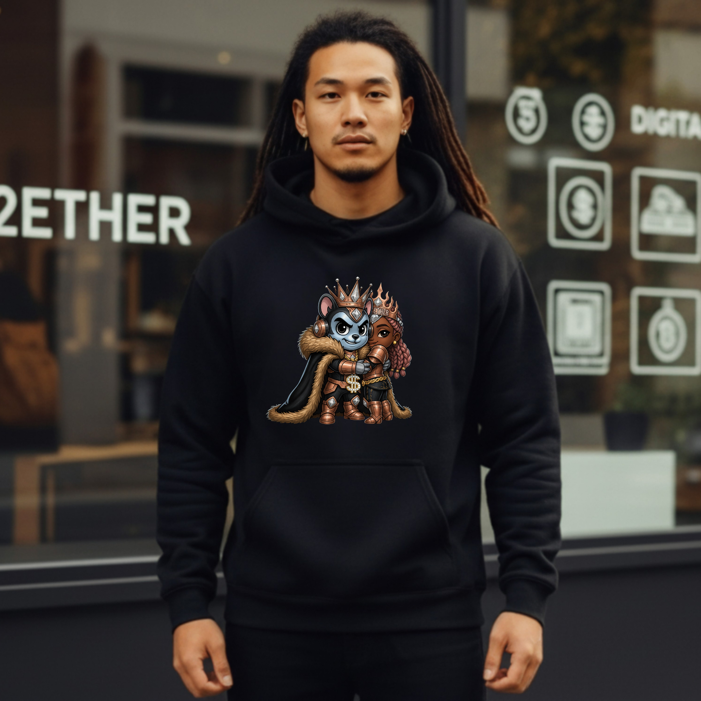 Crown Dynasty Couple Hoodie