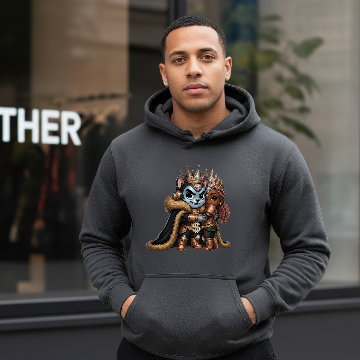 Crown Dynasty Couple Hoodie