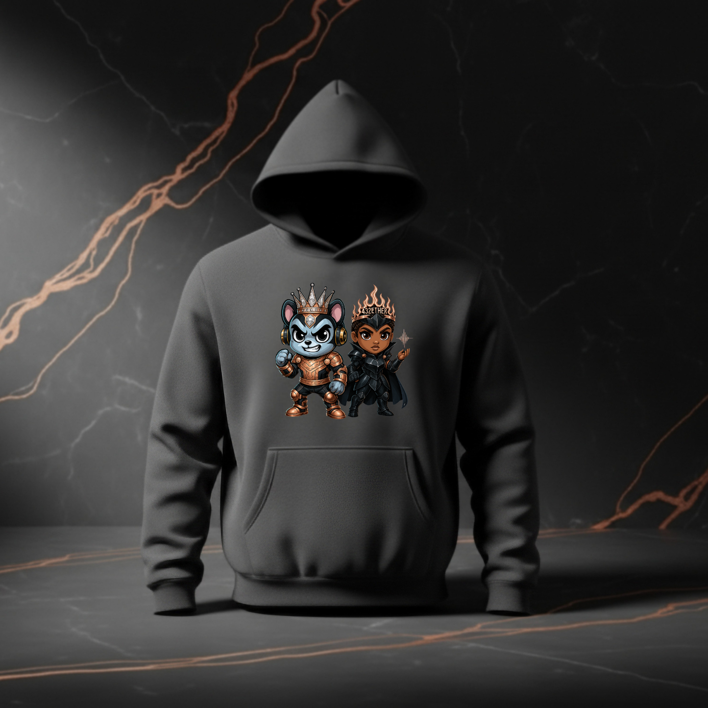 Battle Warrior Couple Hoodie
