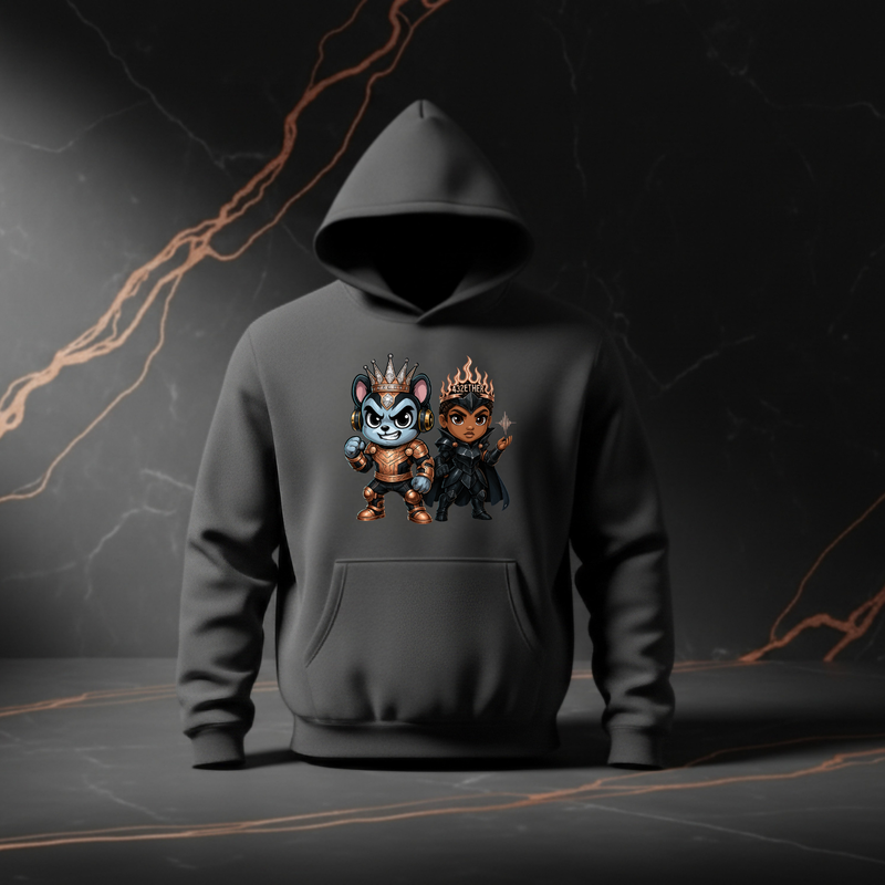 Battle Warrior Couple Hoodie