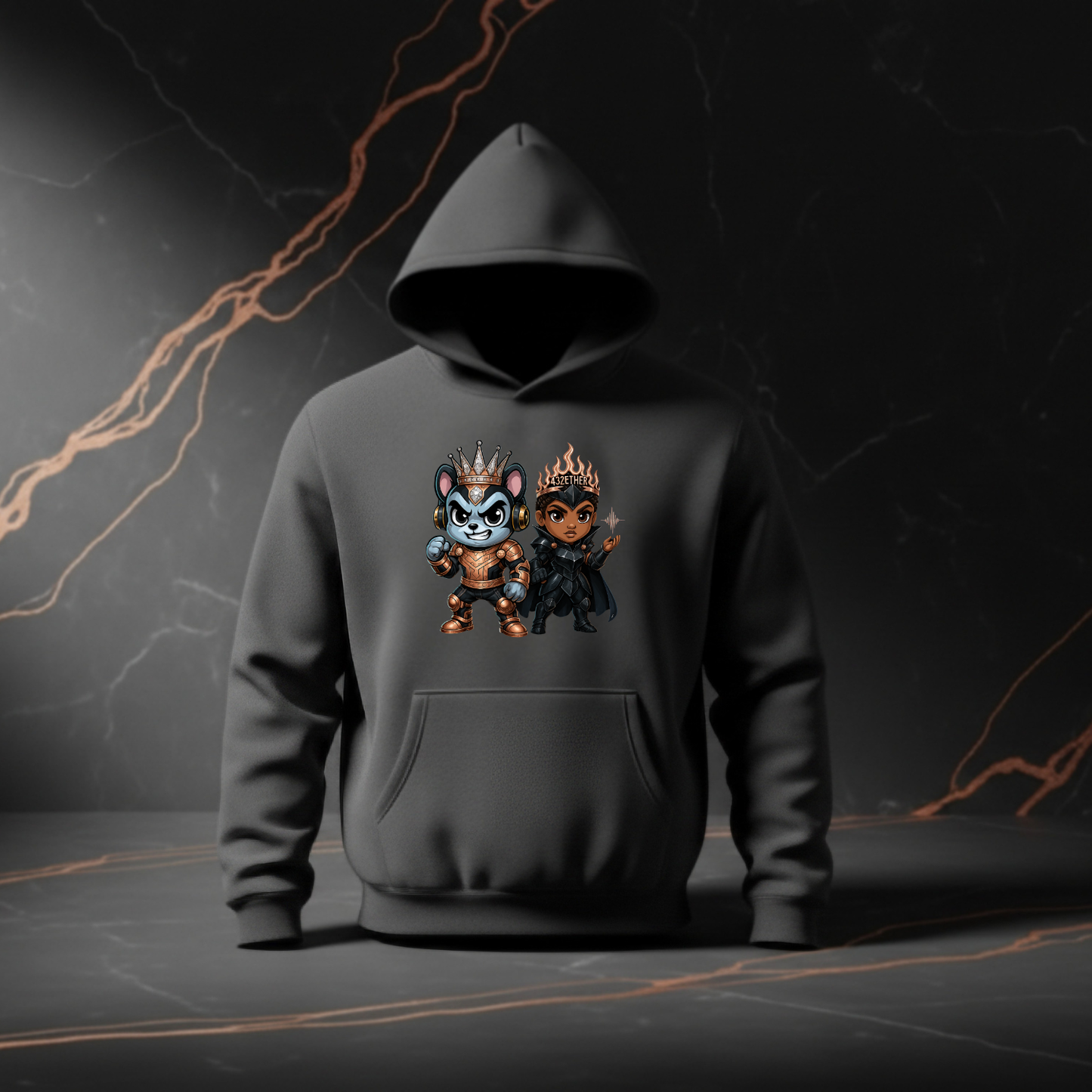 Battle Warrior Couple Hoodie