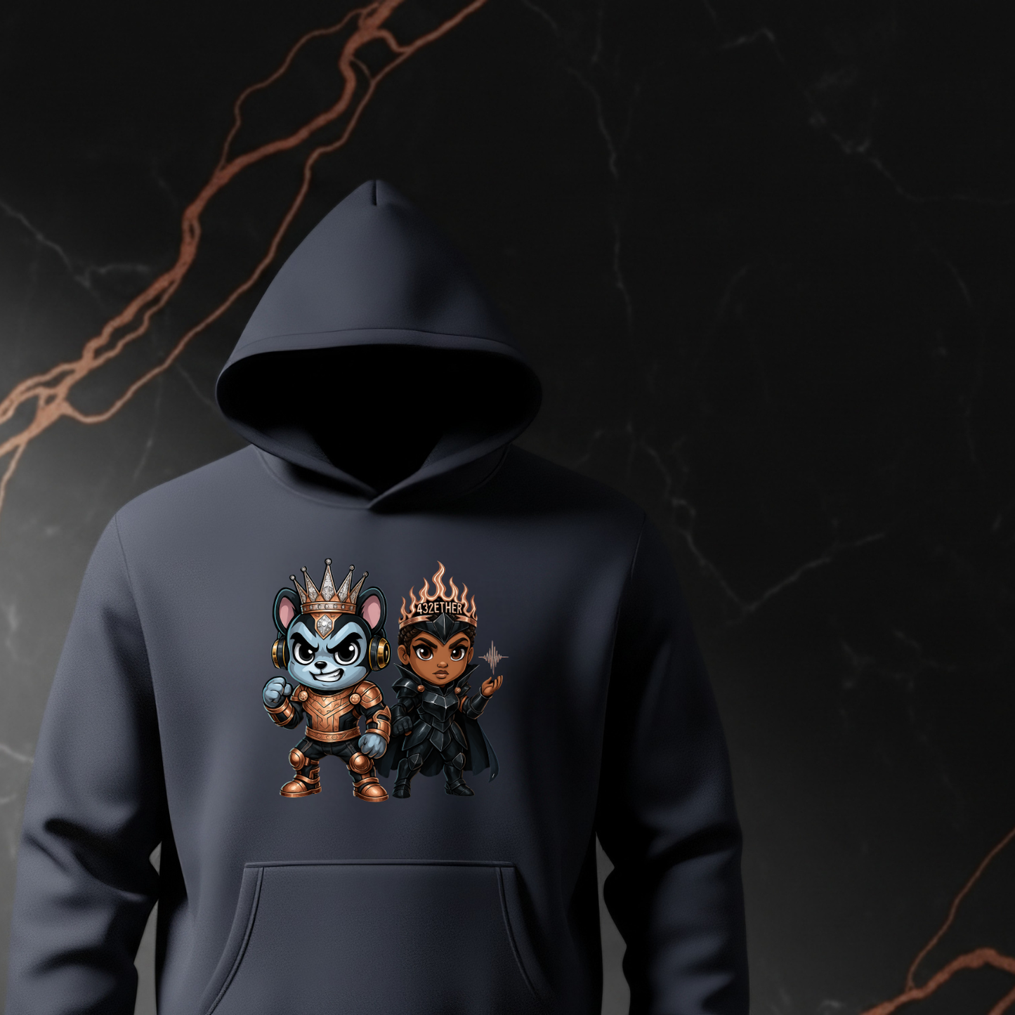 Battle Warrior Couple Hoodie