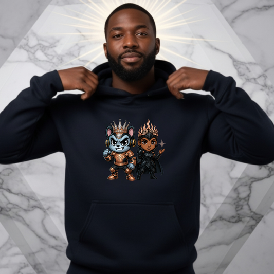 Battle Warrior Couple Hoodie