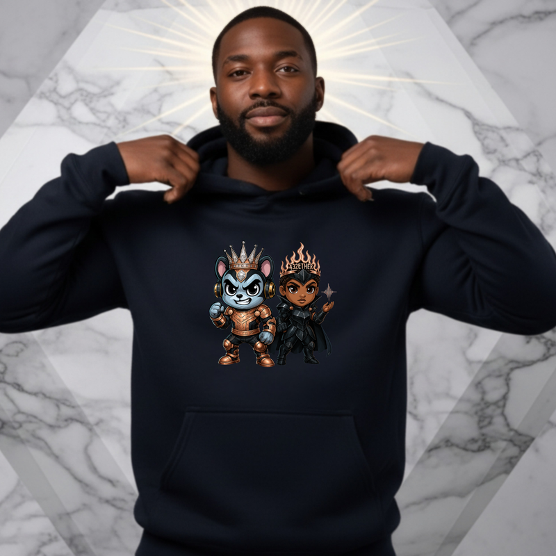 Battle Warrior Couple Hoodie