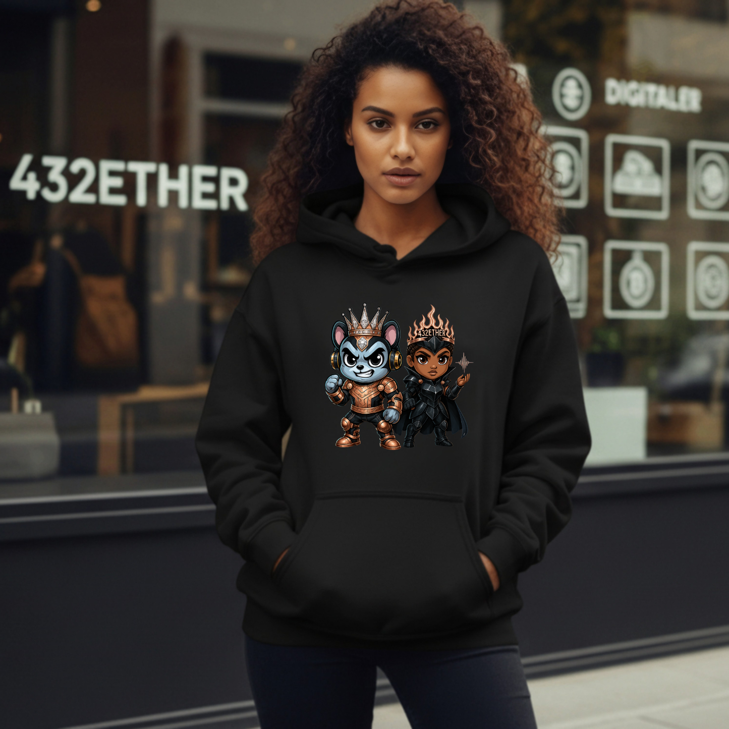Battle Warrior Couple Hoodie