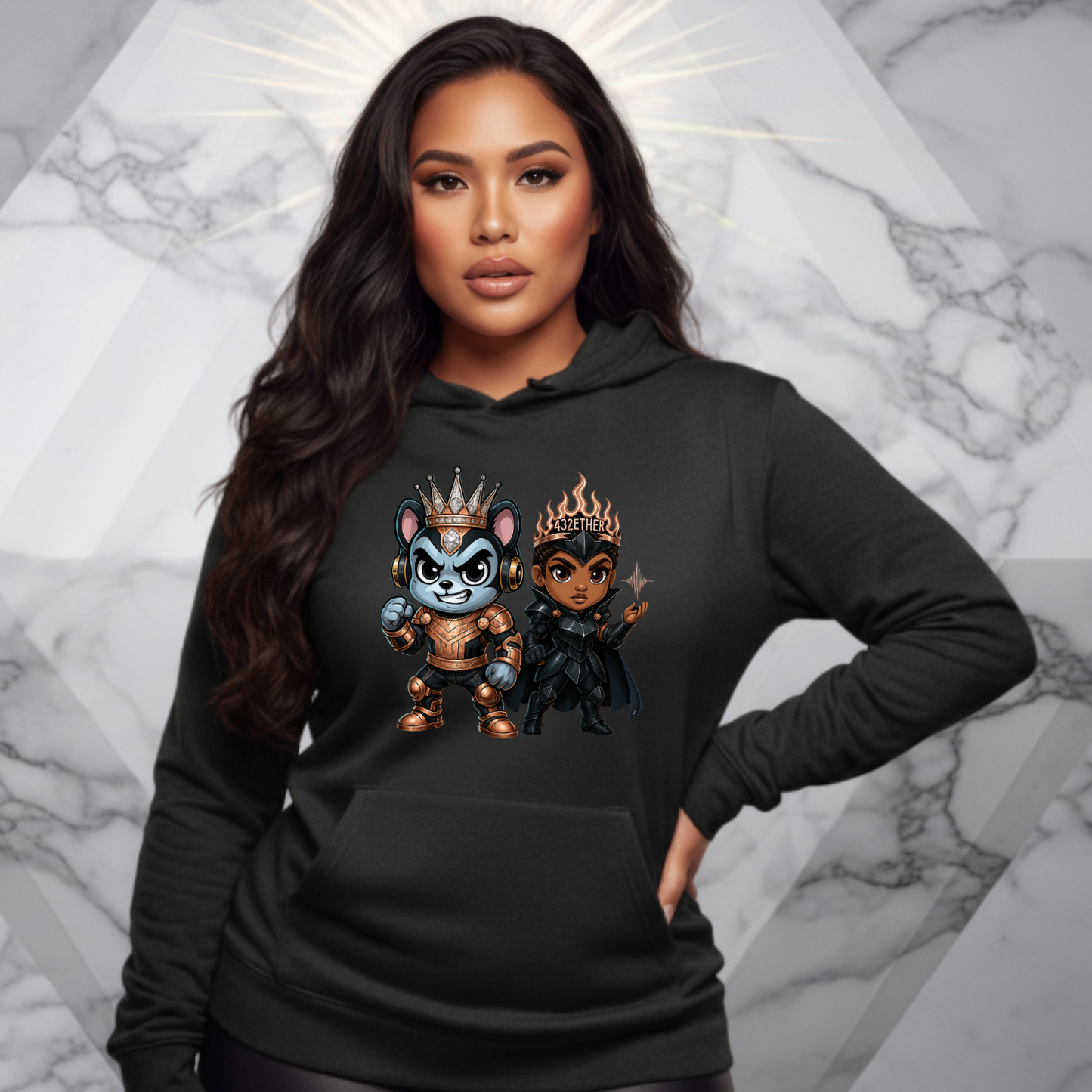 Battle Warrior Couple Hoodie
