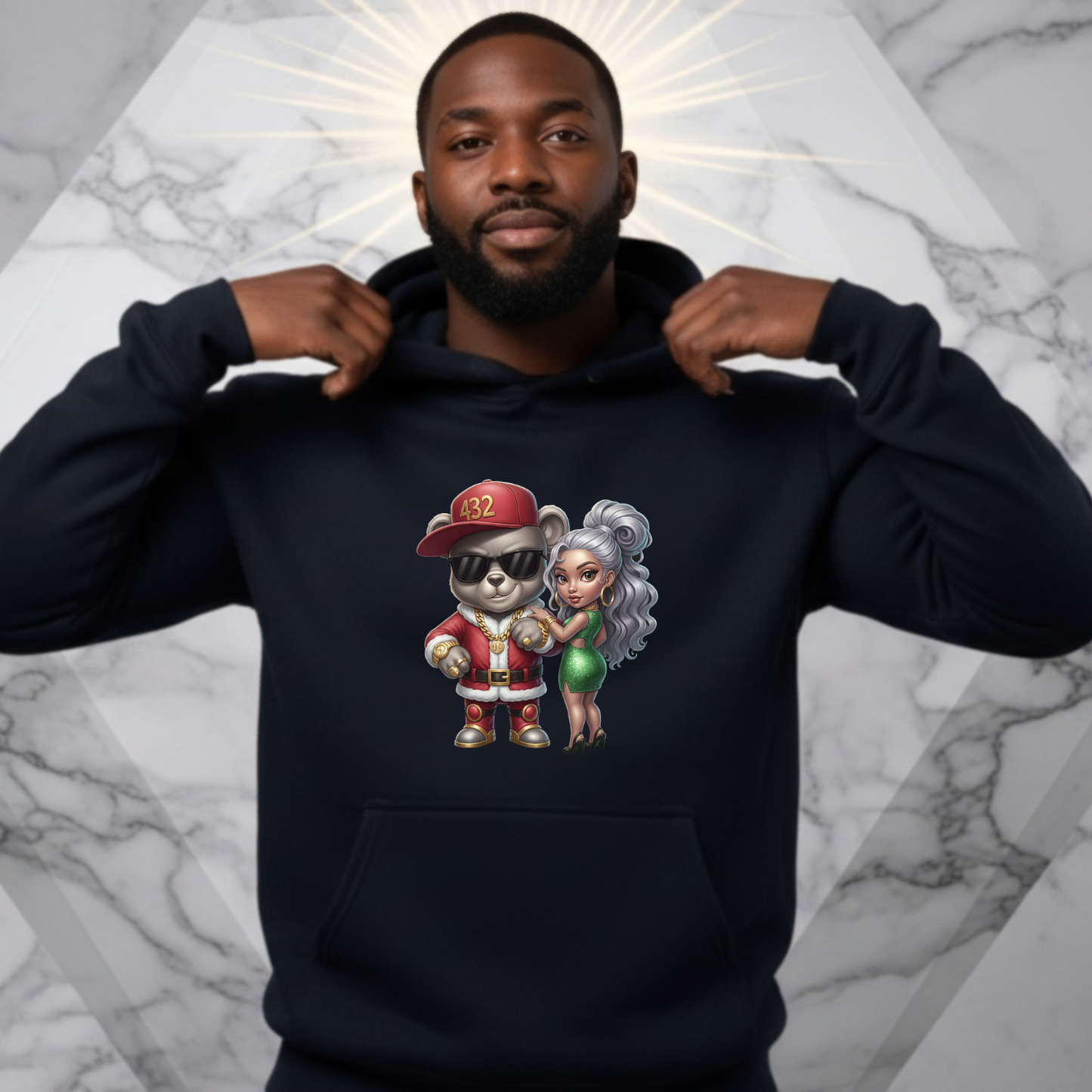 Holiday Drip Couples Hoodie
