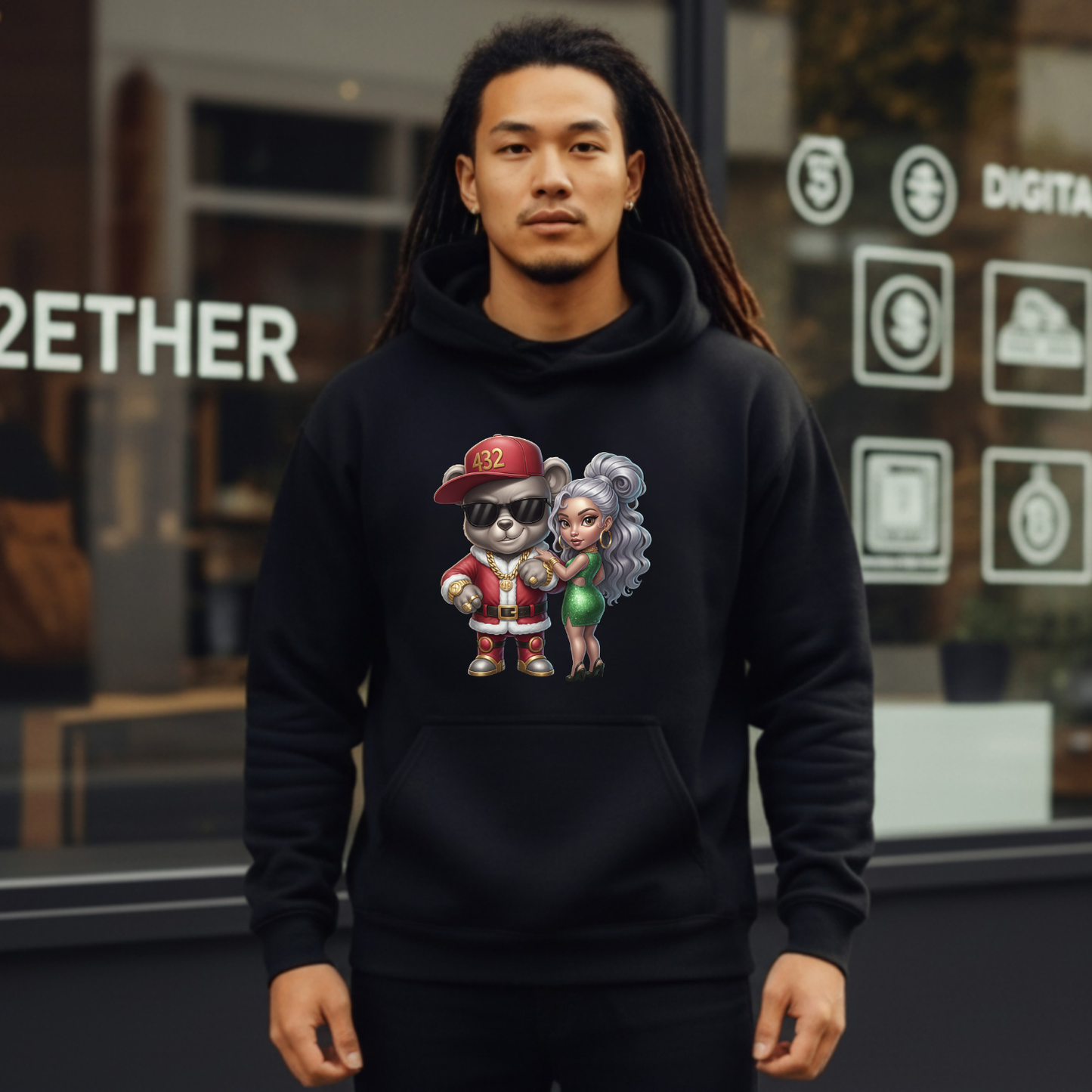 Holiday Drip Couples Hoodie