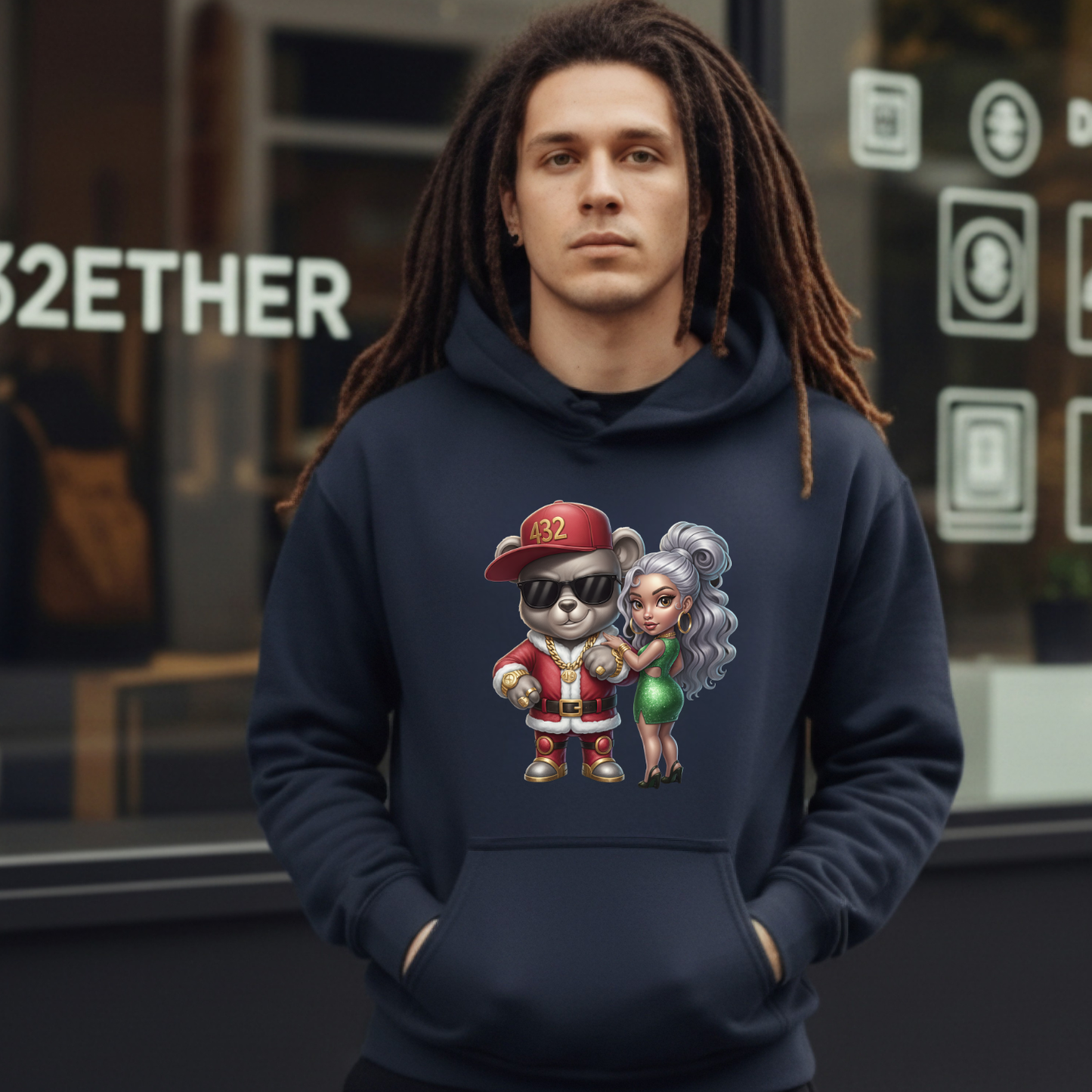 Holiday Drip Couples Hoodie