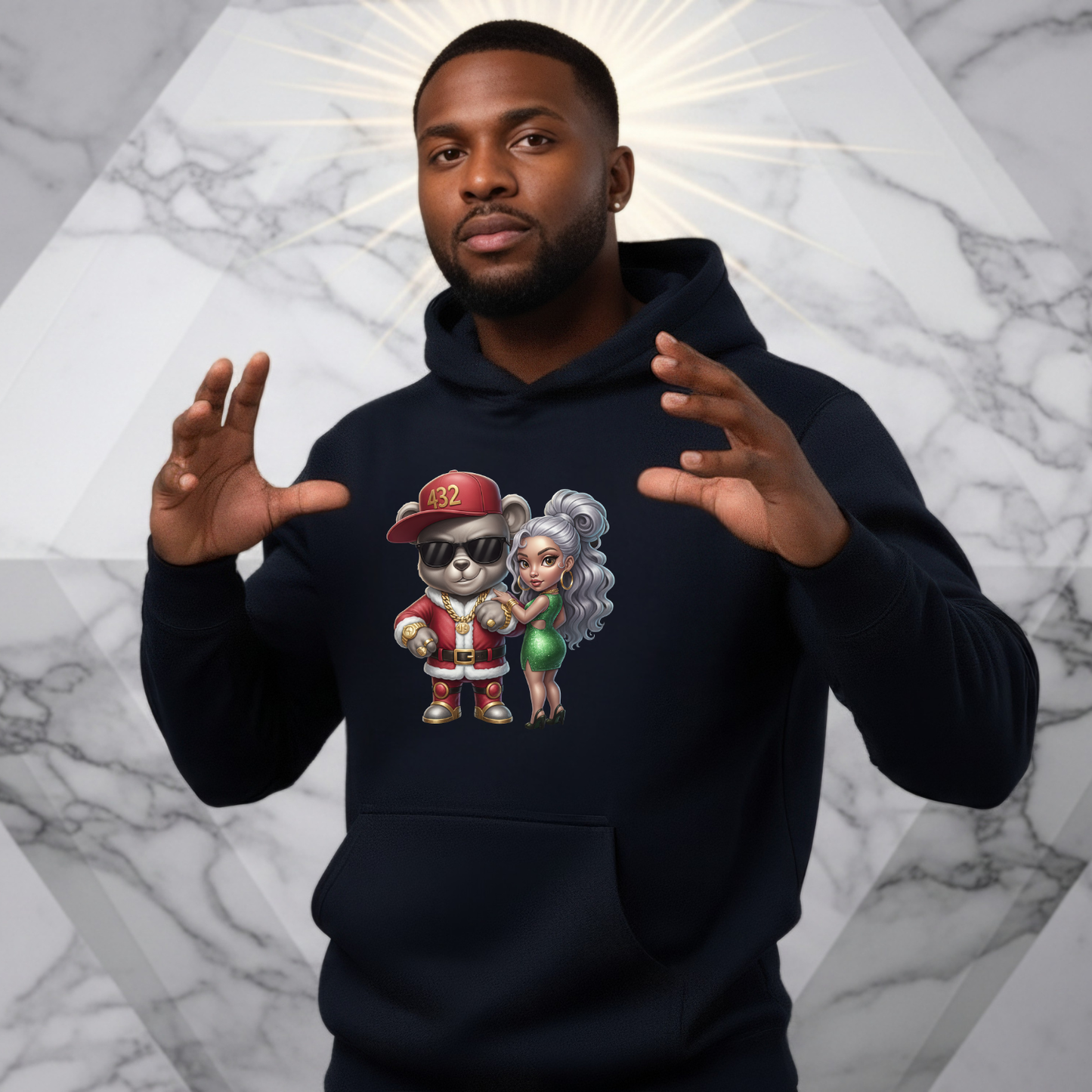 Holiday Drip Couples Hoodie