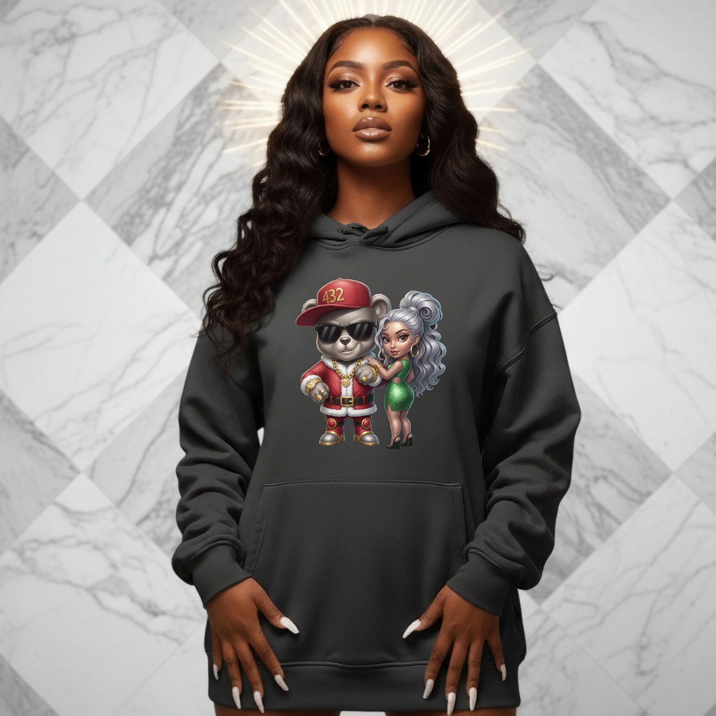 Holiday Drip Couples Hoodie