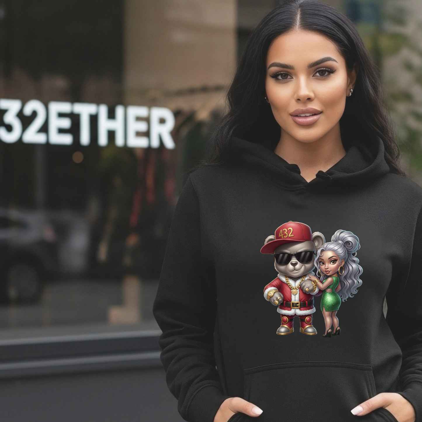 Holiday Drip Couples Hoodie