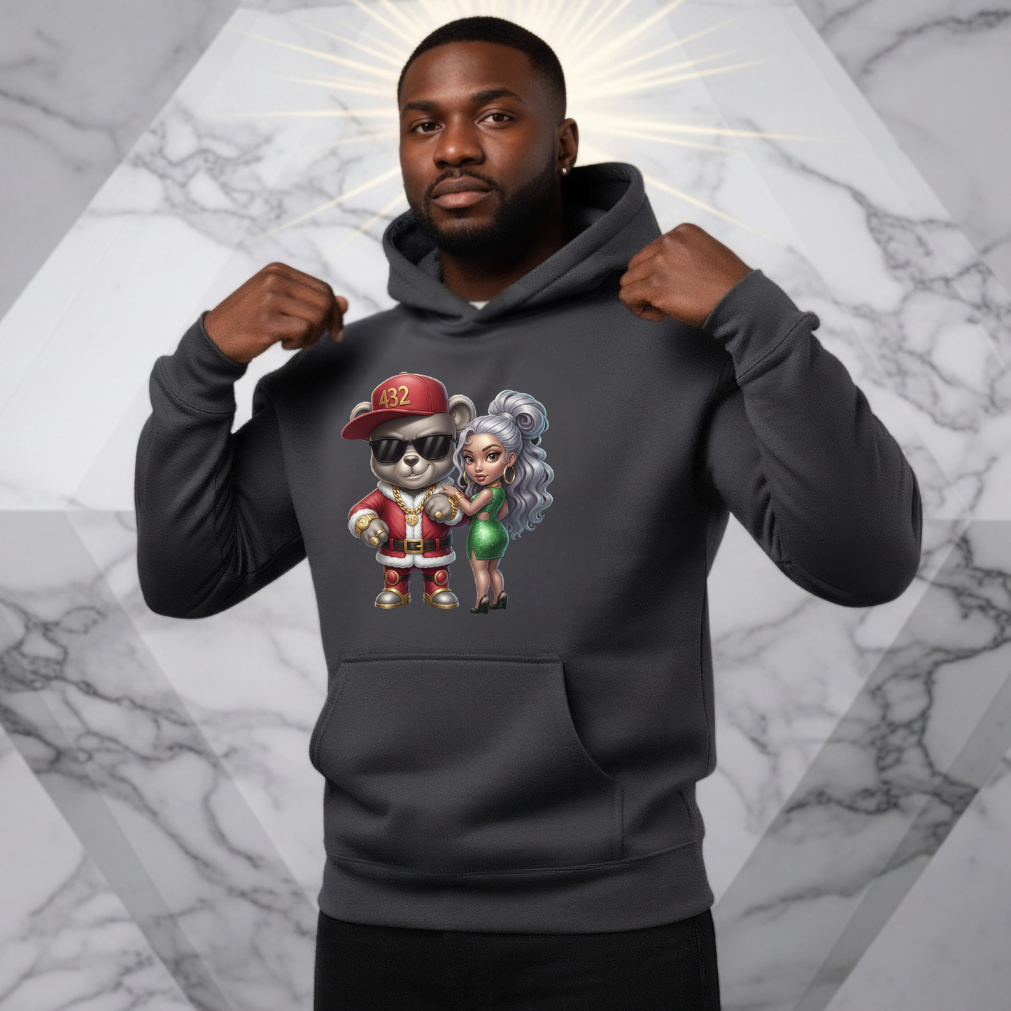 Holiday Drip Couples Hoodie