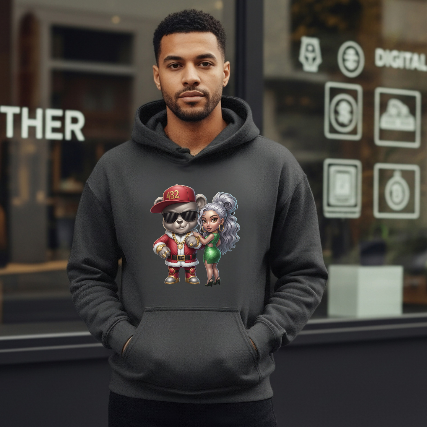 Holiday Drip Couples Hoodie