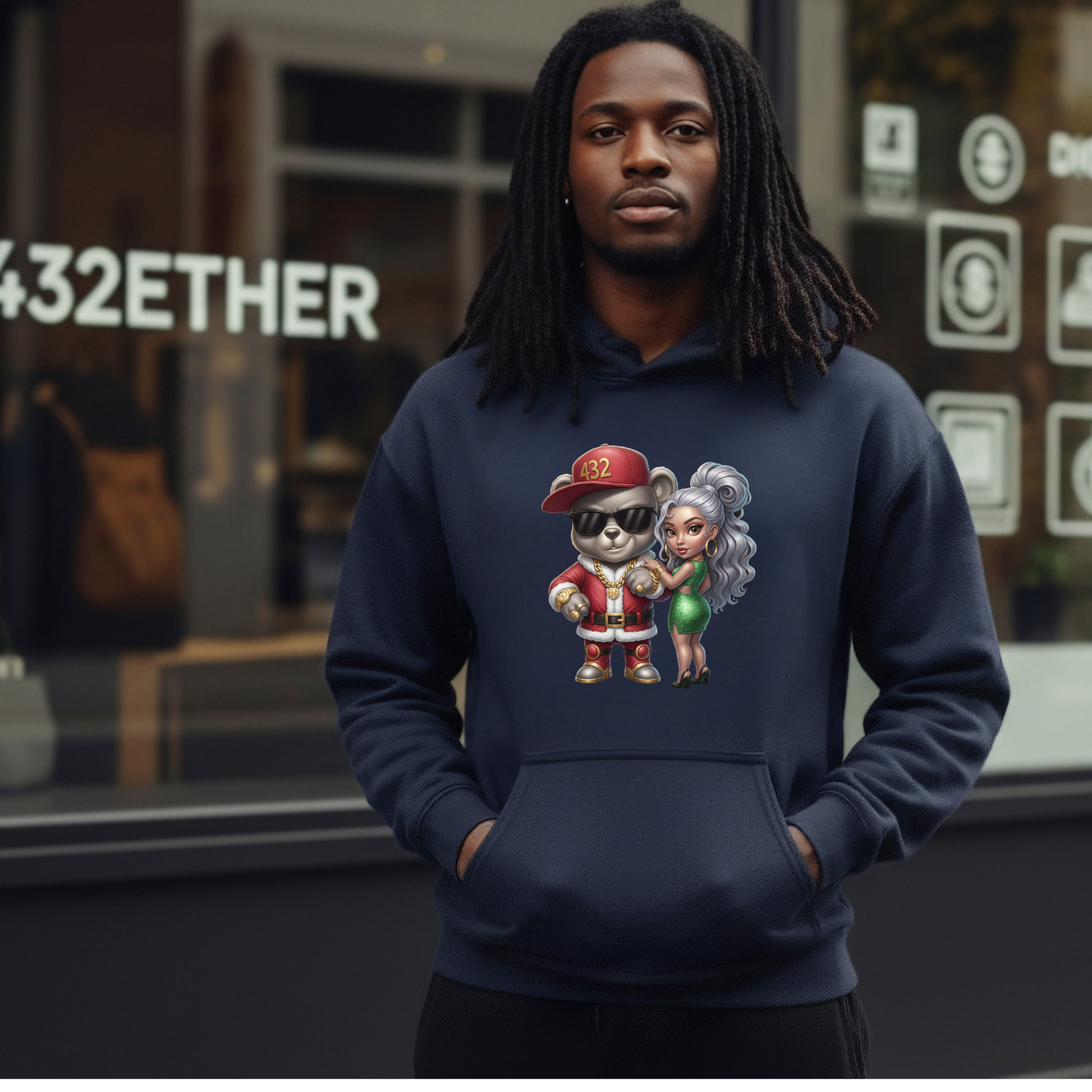 Holiday Drip Couples Hoodie