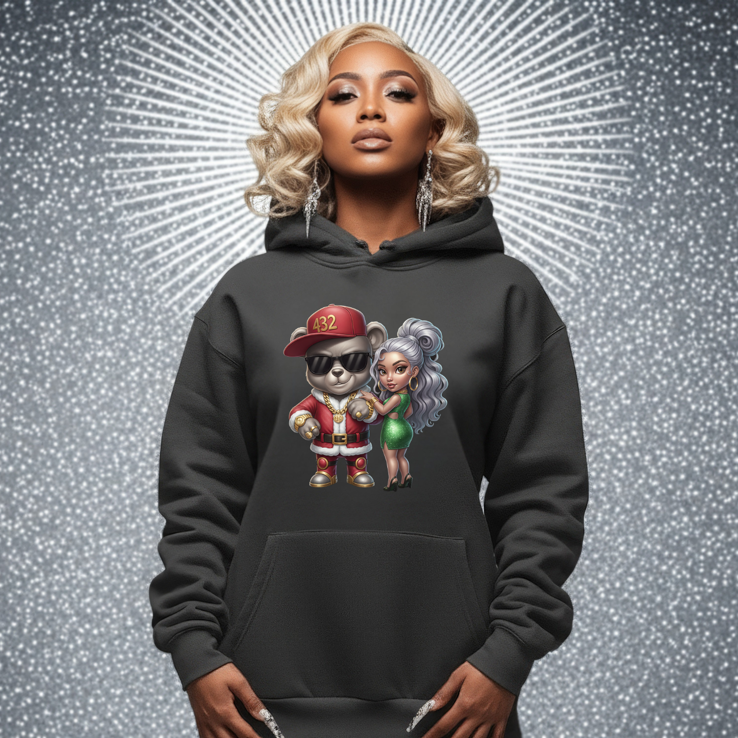 Holiday Drip Couples Hoodie
