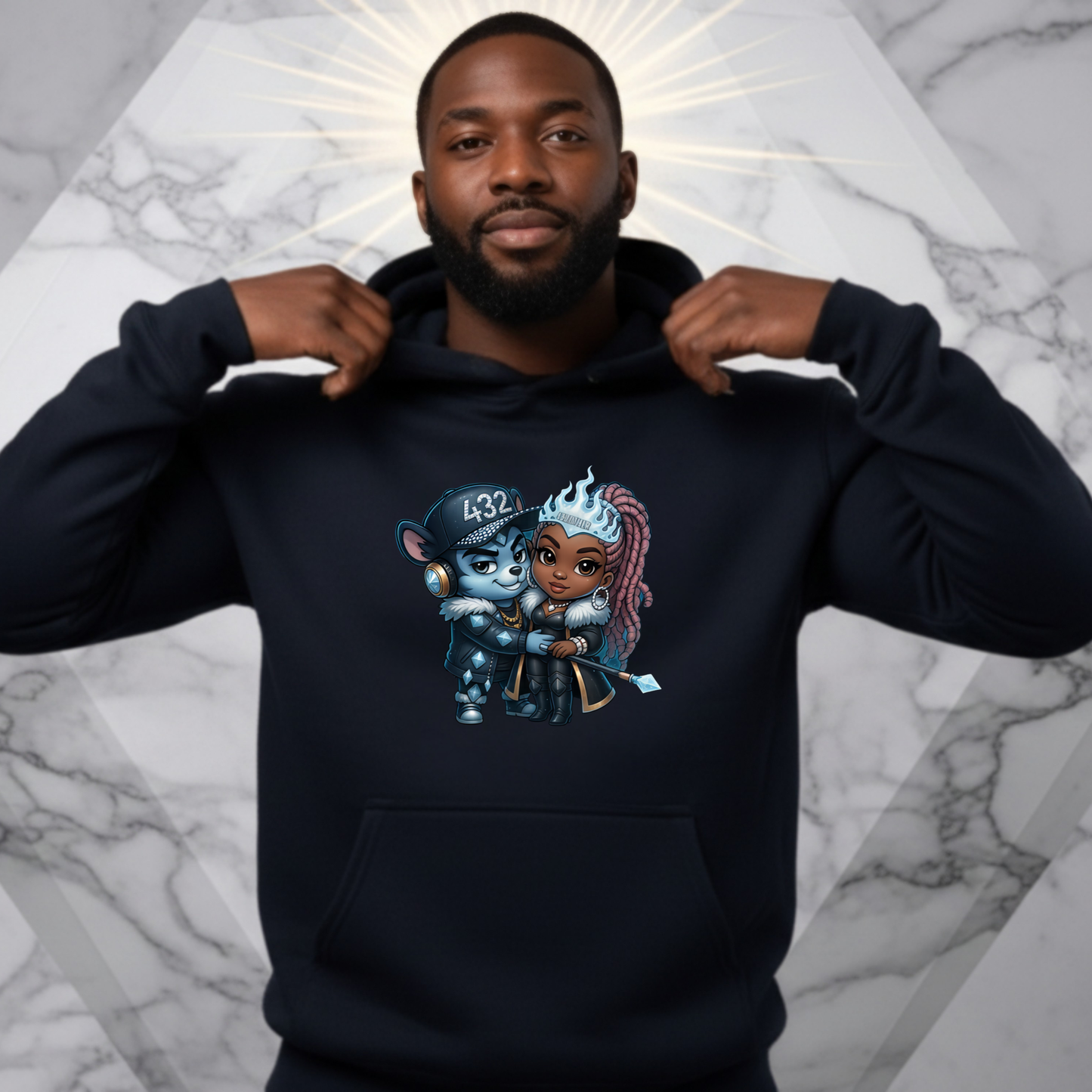 Dual Energy Lovers Hoodie