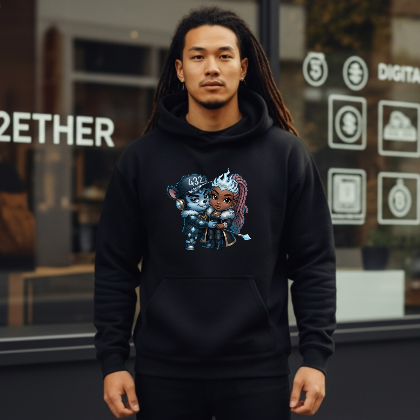 Dual Energy Lovers Hoodie