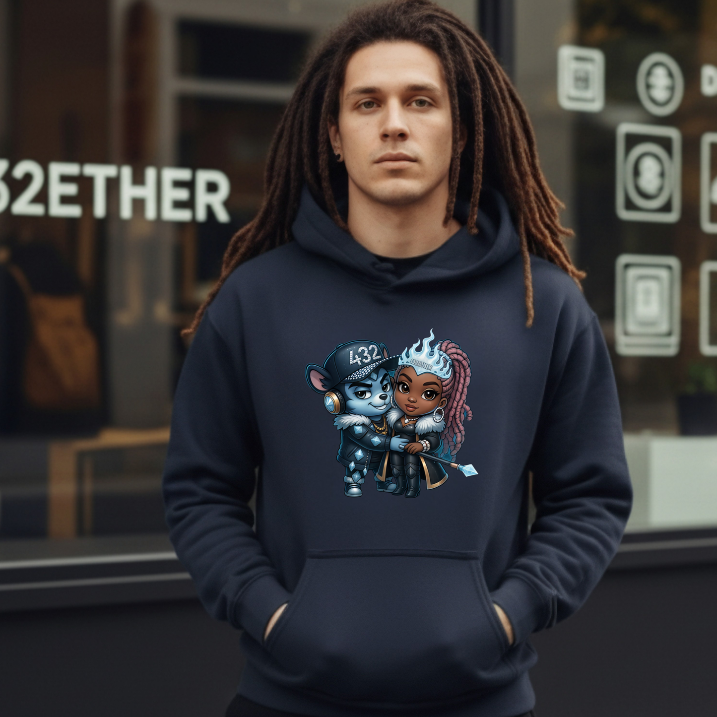 Dual Energy Lovers Hoodie