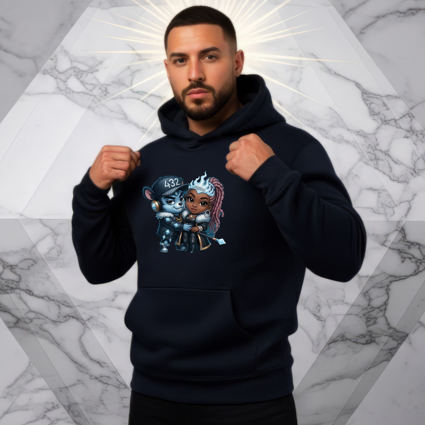 Dual Energy Lovers Hoodie