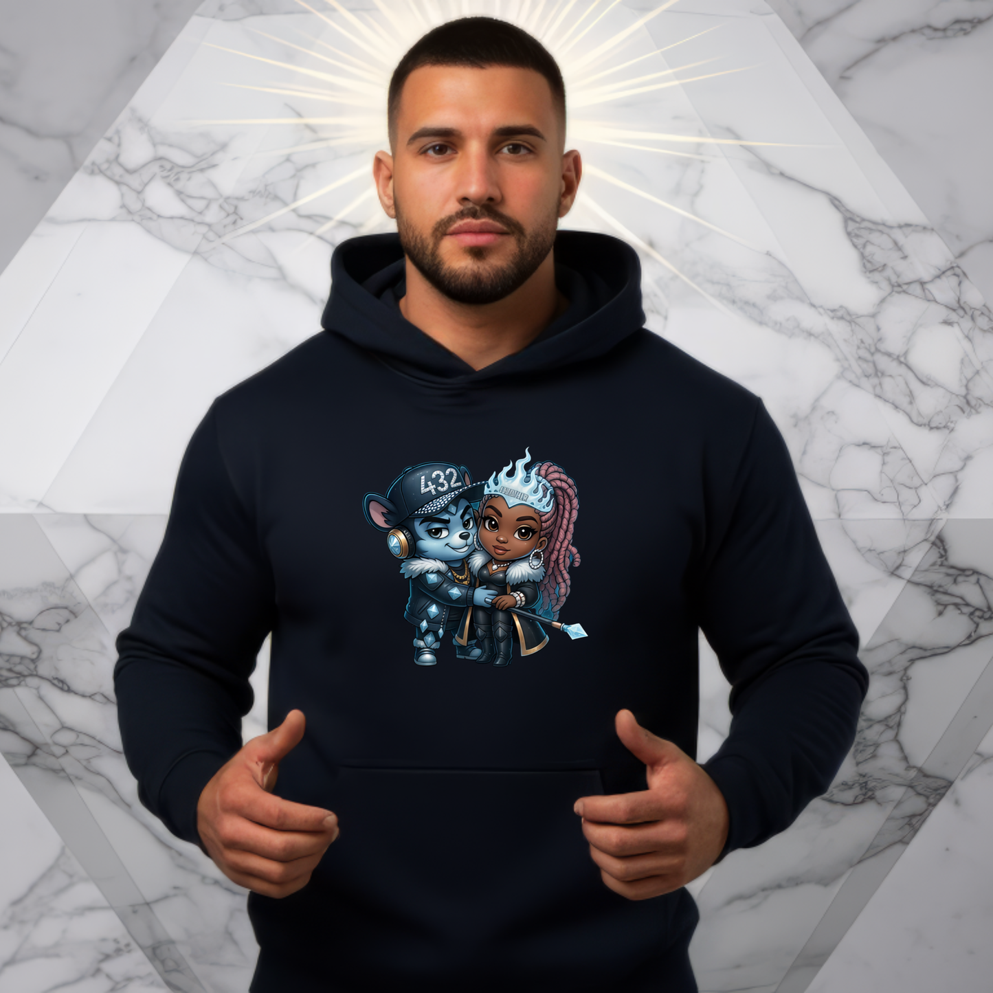 Dual Energy Lovers Hoodie