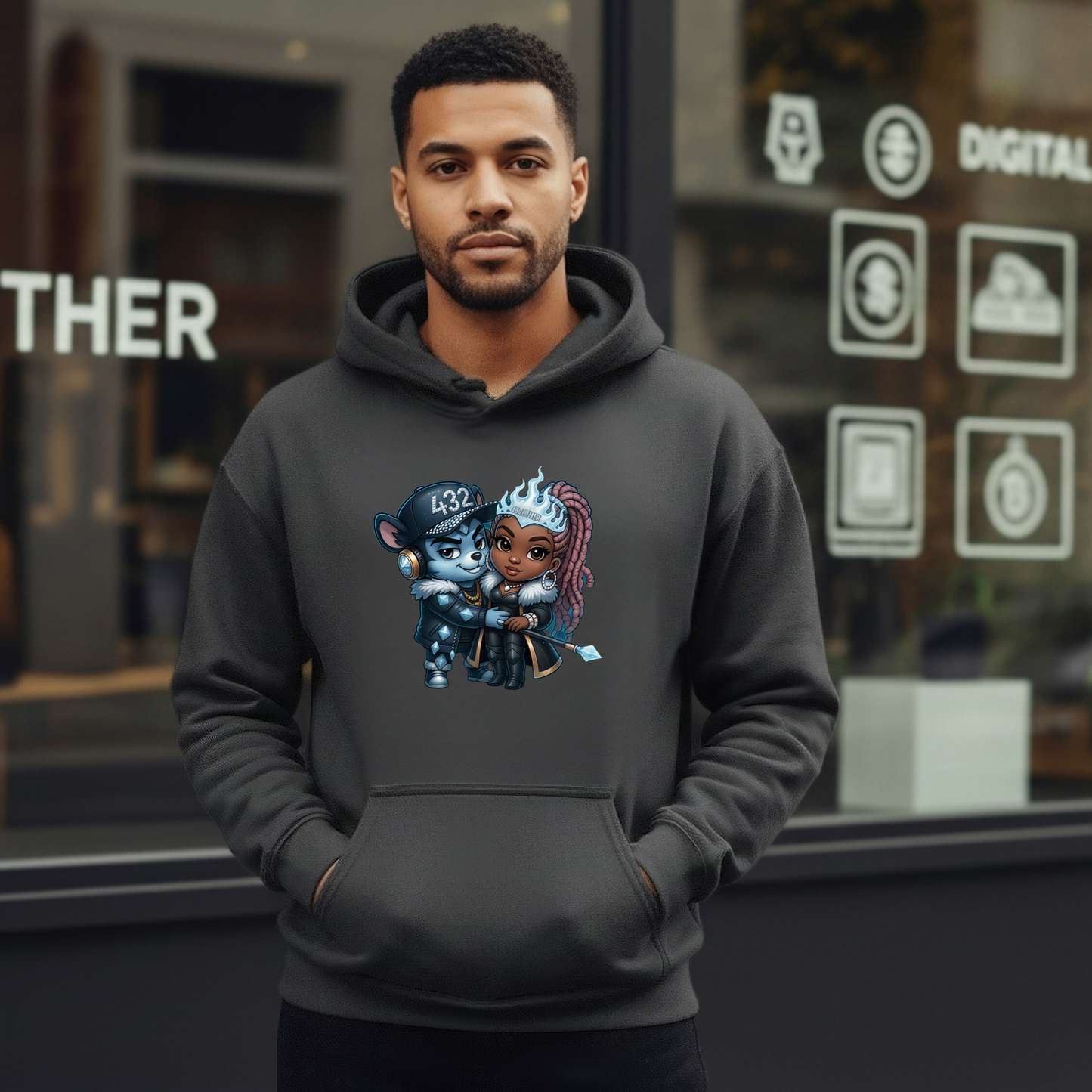 Dual Energy Lovers Hoodie