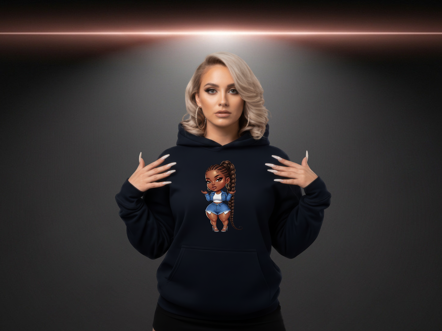 Nexus Denim Hoodie