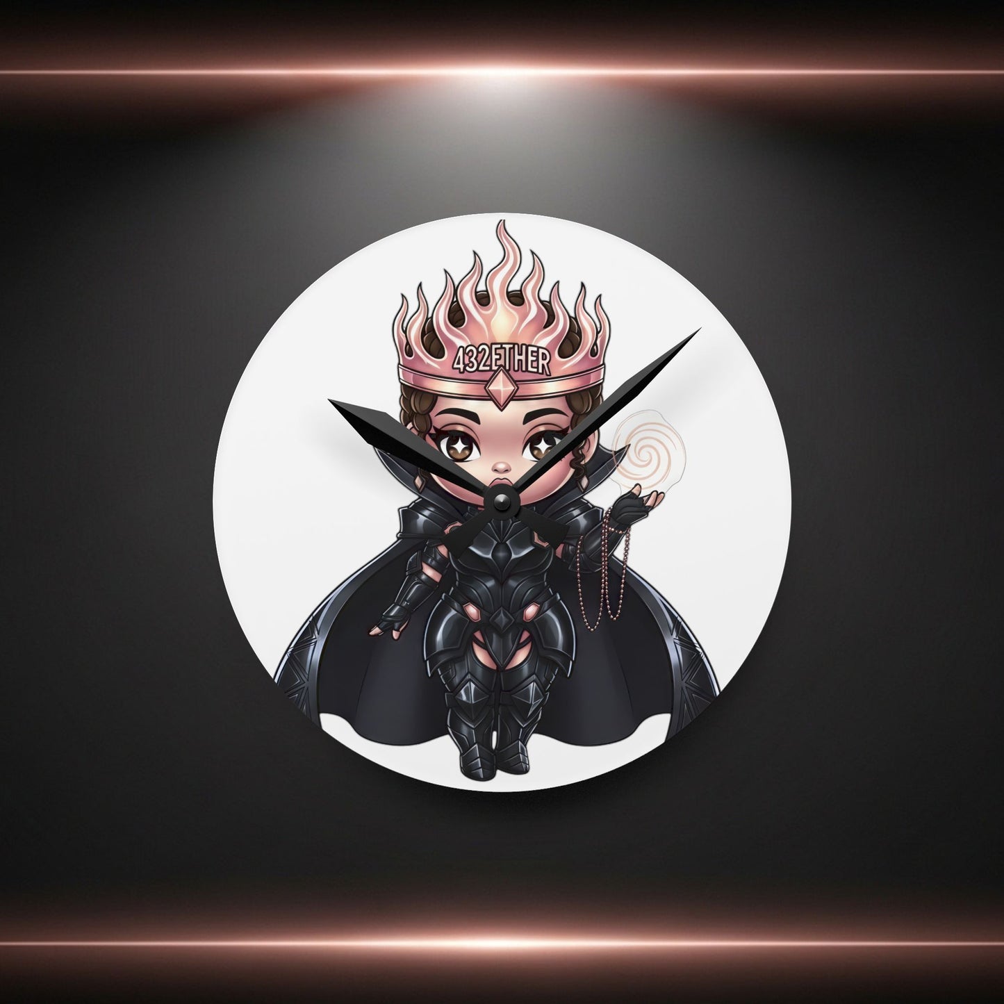 Blackfire Empress Wall Clock