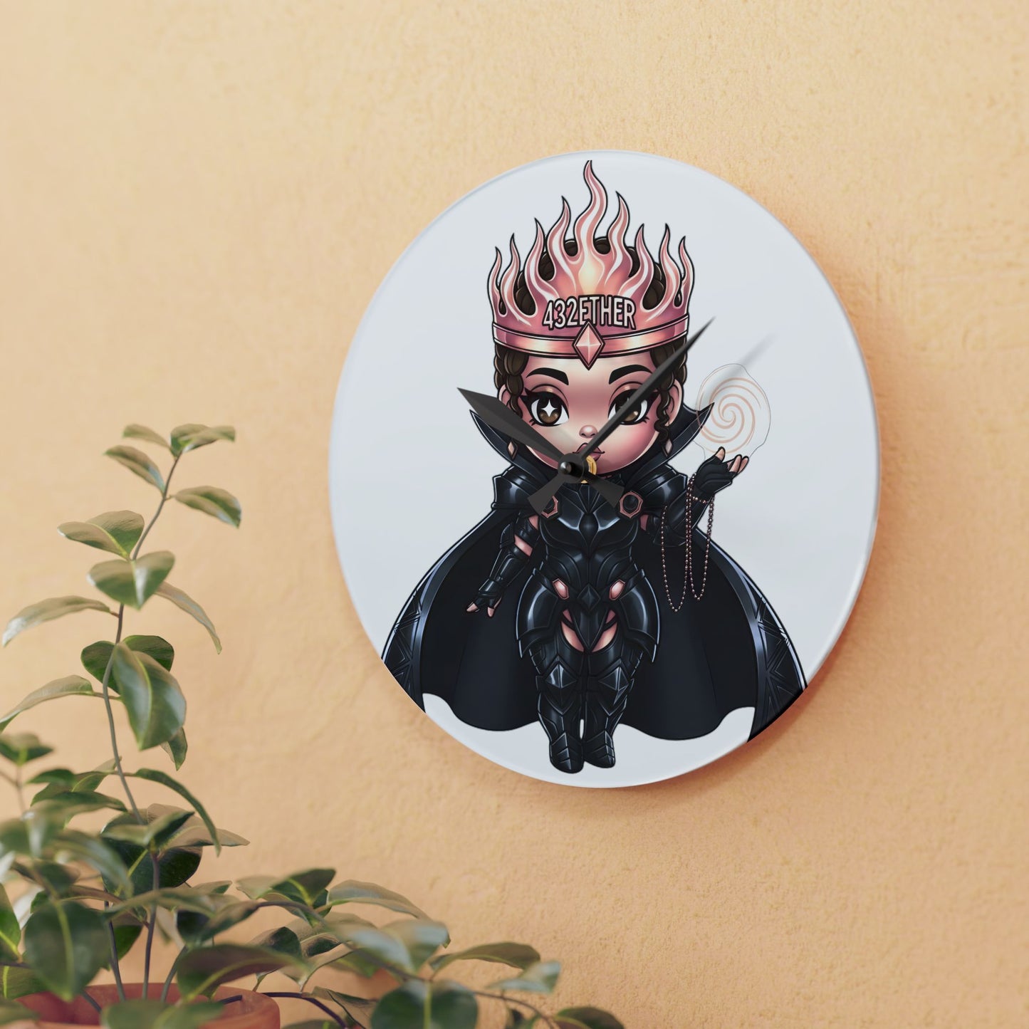 Blackfire Empress Wall Clock